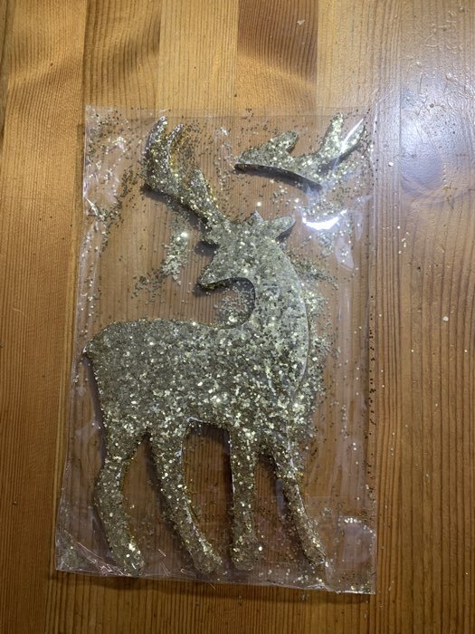 Фотография покупателя товара Декор новогодний «Яркий олень» золотой, 6×14×24 см - Фото 18