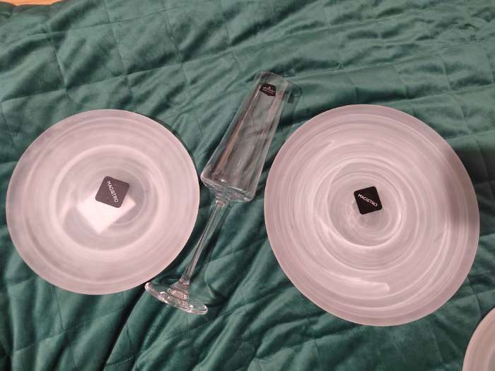 Фотография покупателя товара Тарелка подстановочная Magistro «Смоук», 31×3 см, стекло, прозрачная - Фото 1