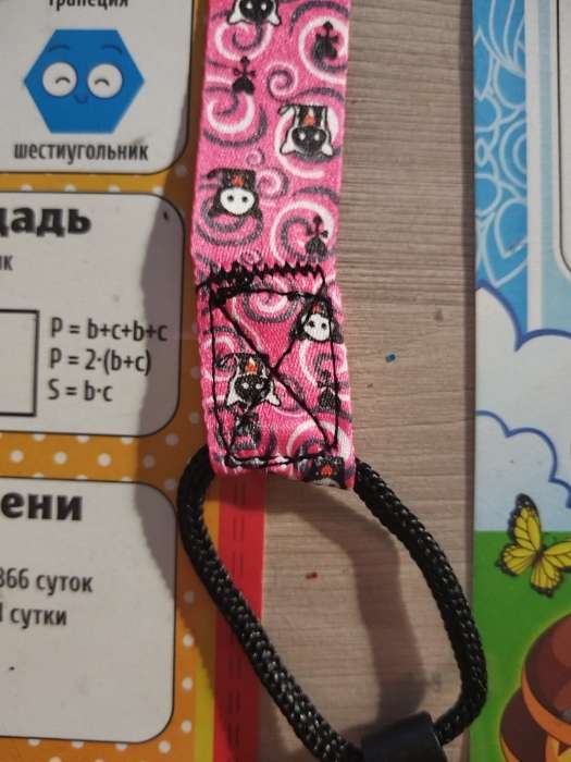 Фотография покупателя товара Ремень для укулеле Music Life «Кошечки», 50 см, розовый - Фото 1