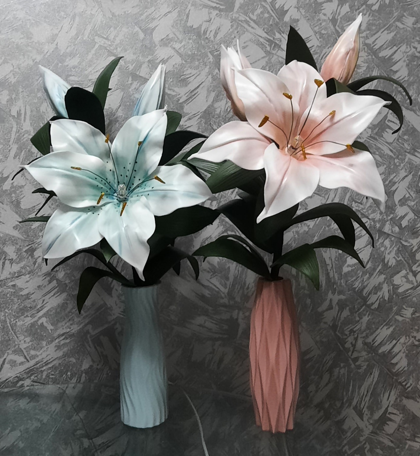 Фотография покупателя товара Ваза для цветов, 7×21 см, 500 мл, цвет МИКС - Фото 6