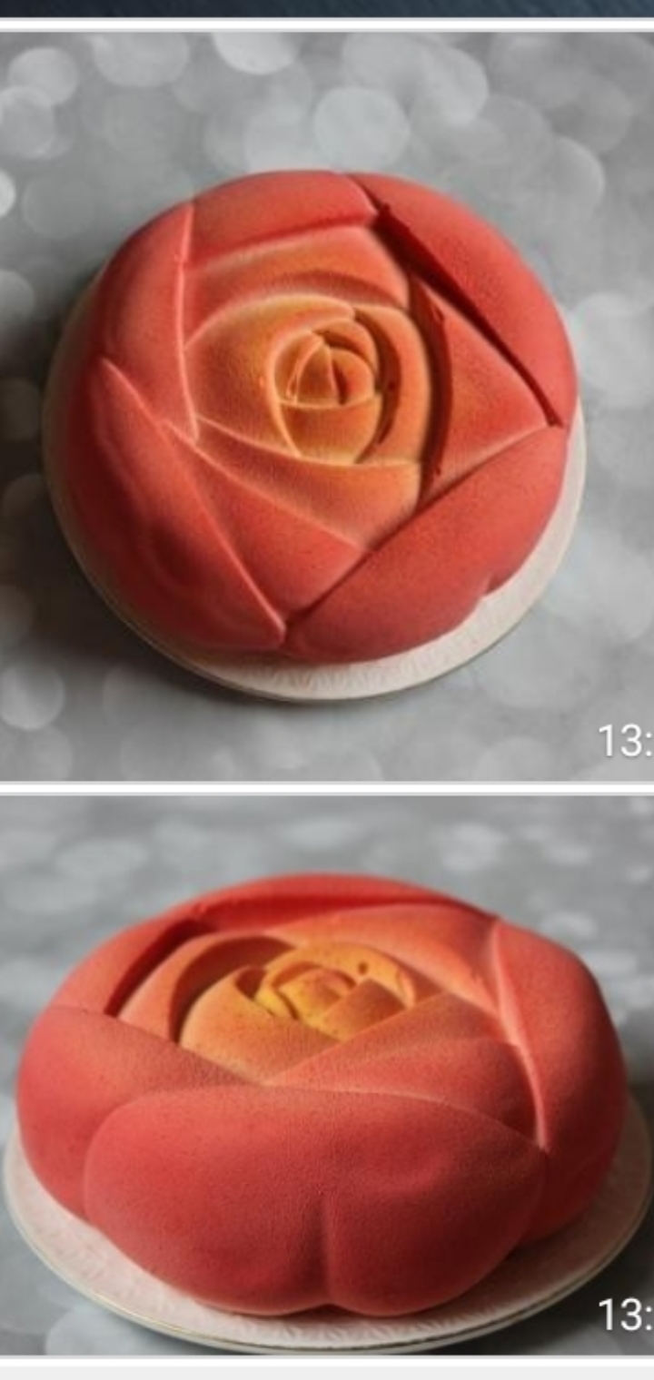 Фотография покупателя товара Форма для муссовых десертов и выпечки KONFINETTA «Роза», 17×5,5 см, цвет белый - Фото 4