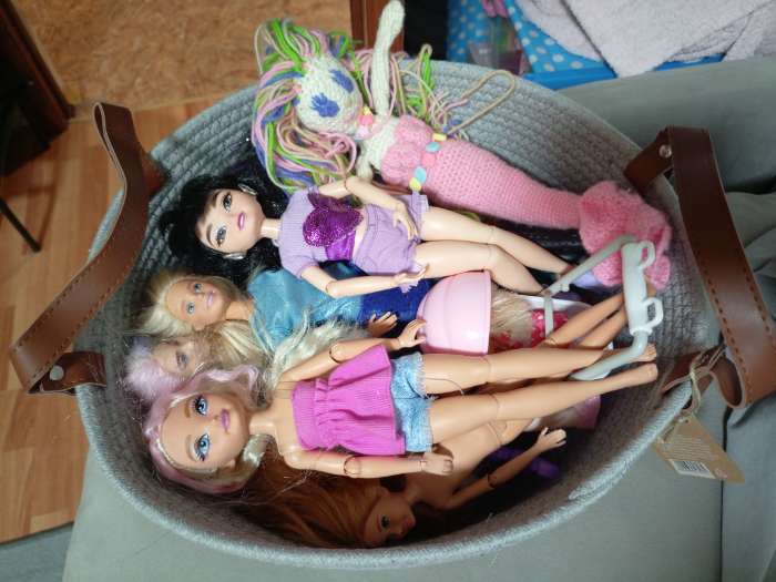 Фотография покупателя товара Корзина для хранения SL Home «Луиза», плетёная, ручной работы, 33×33×16 см, серая - Фото 3