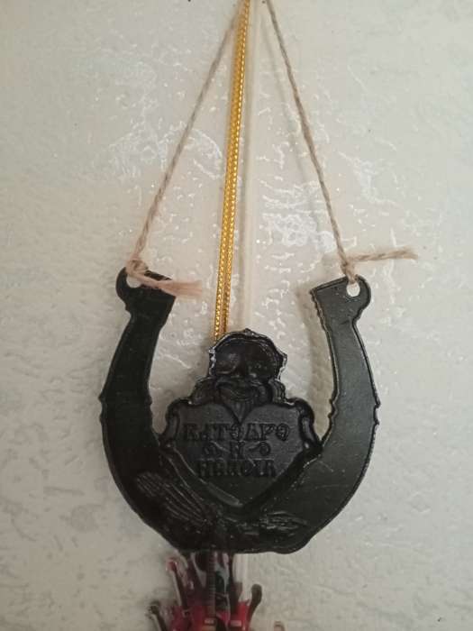 Фотография покупателя товара Подкова домовой «Счастья и любви», 7×7 см - Фото 3