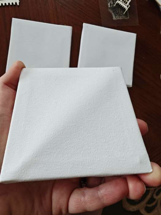 Фотография покупателя товара Холст на подрамнике хлопок 100% акрил грунт 1.0×10×10 см, м/з 280 г/м² - Фото 1