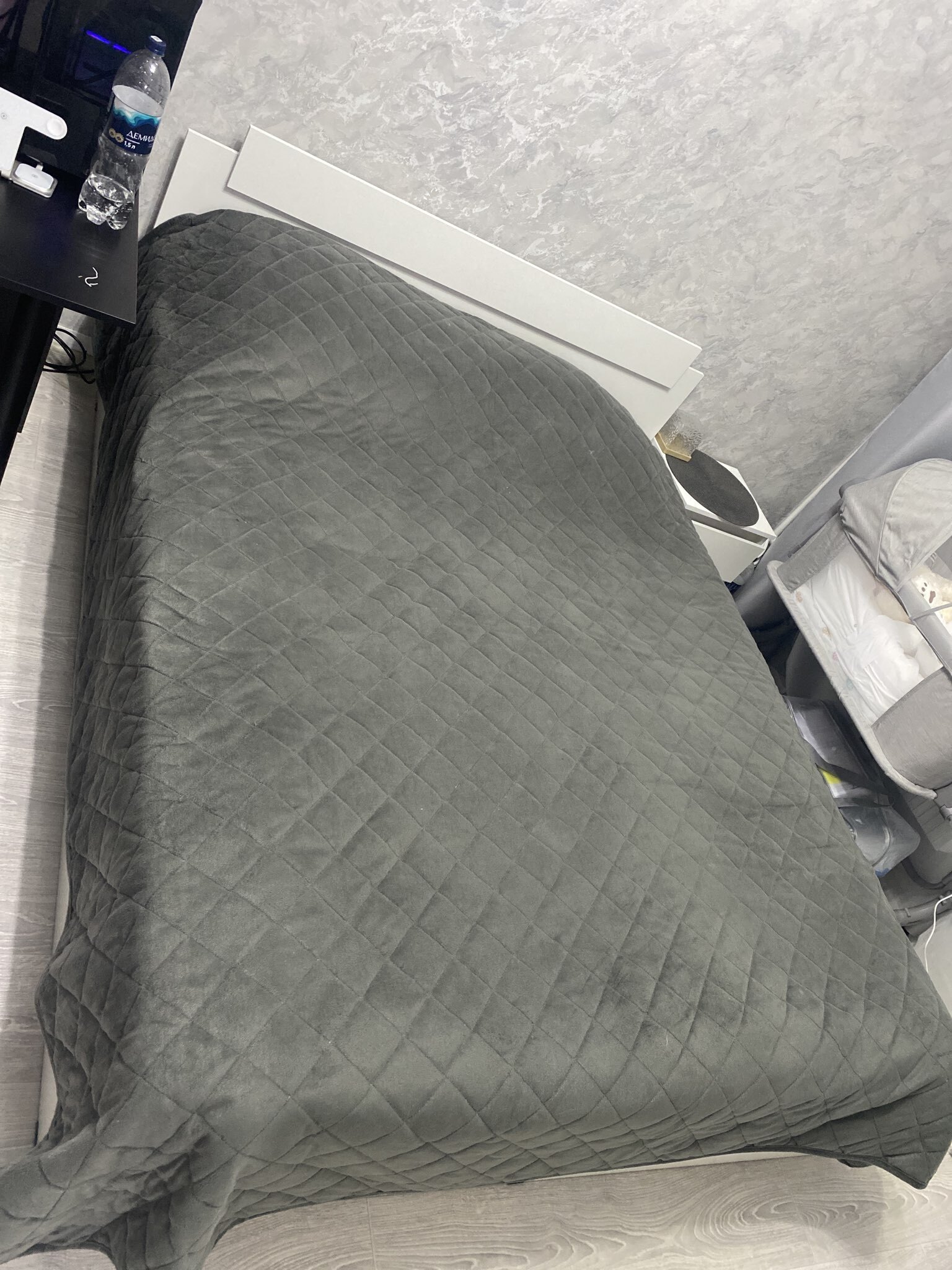 Фотография покупателя товара Кровать двуспальная «ЭКО», 1600×2000 мм, цвет белый - Фото 1