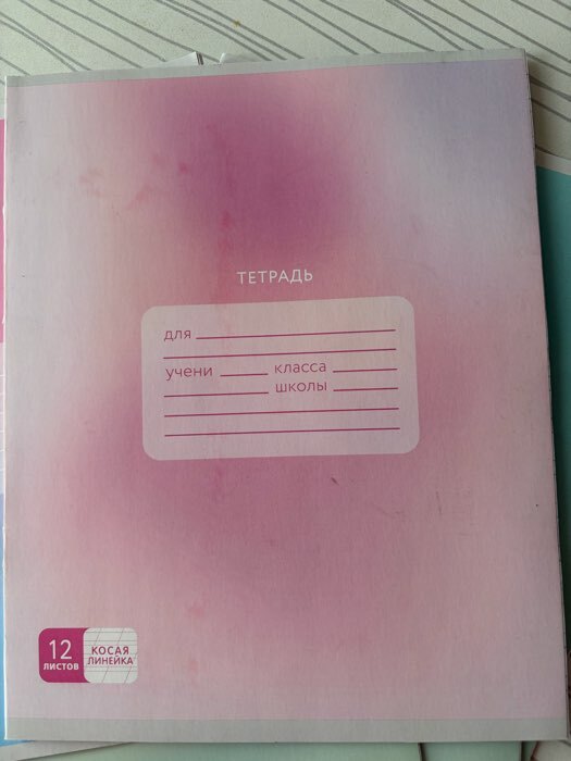 Фотография покупателя товара Тетрадь 12 листов в косую линейку, А5, на скрепке, блок №1 «Школьные принадлежности» МИКС - Фото 14
