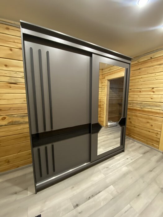 Фотография покупателя товара Шкаф – купе «Лайт» №25, 2001×600×2200 мм, цвет графит - Фото 4