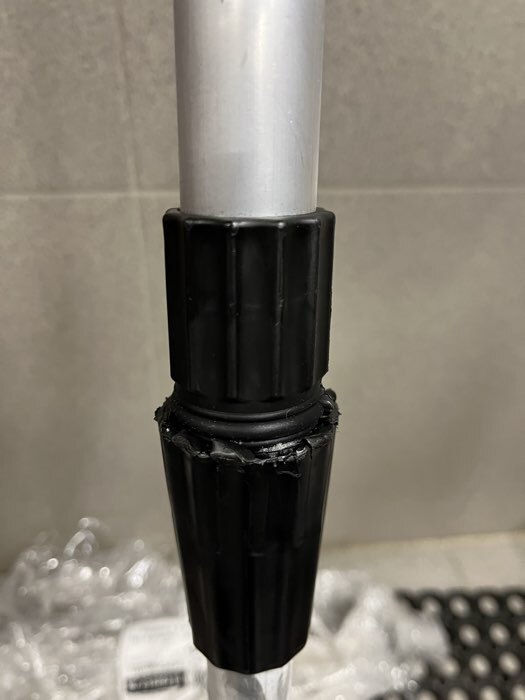 Фотография покупателя товара Скребок для уборки снега с крыши, ковш 400×145 мм, пластик, телескопическая ручка 193-640 см, металл - Фото 7