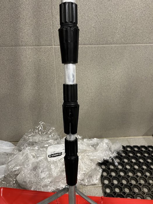 Фотография покупателя товара Скребок для уборки снега с крыши, ковш 400×145 мм, пластик, телескопическая ручка 193-640 см, металл - Фото 8