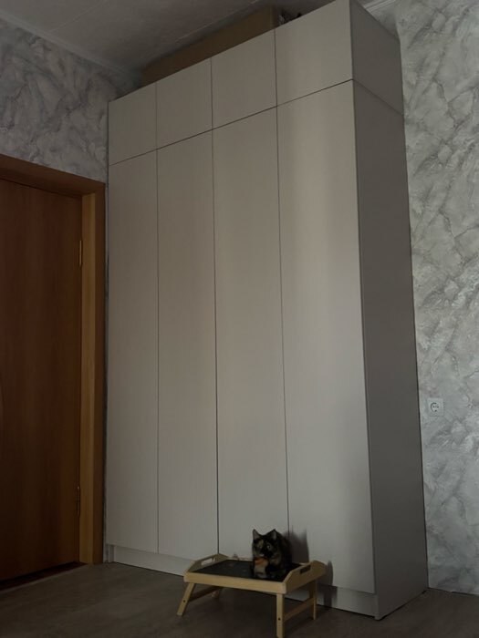 Фотография покупателя товара Шкаф – антресоль для трёхстворчатого шкафа «Бруно», 1200×505×384 мм, цвет кашемир - Фото 3