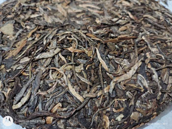 Фотография покупателя товара Чай зелёный китайский выдержанный «Шен Пуэр», Менхай, 2017 г, кирпич, 357 г - Фото 7