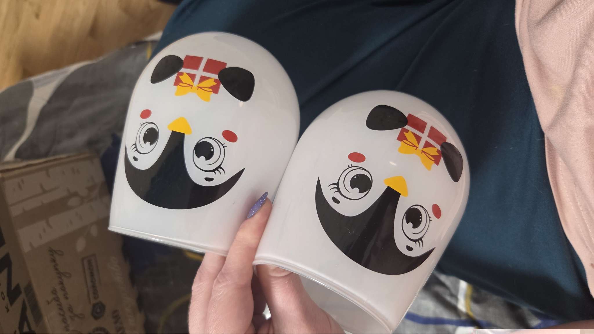 Фотография покупателя товара Стакан стеклянный новогодний «Чудо обязательно случится», 620 мл - Фото 2