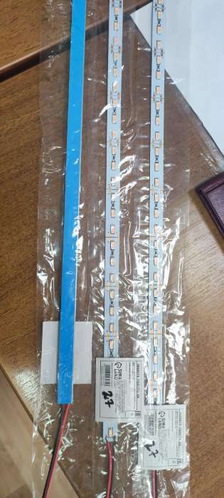 Фотография покупателя товара Светильник линейный для растений, 7 Вт, 0.5 м, 36 LED, 12 В, SMD5630, на клеевой основе, мультиспектральный - Фото 6