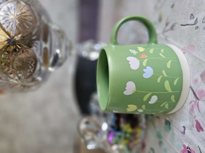 Фотография покупателя товара Кружка керамическая «Полевые цветы», 360 мл, ручная работа - Фото 1