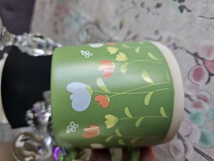 Фотография покупателя товара Кружка керамическая «Полевые цветы», 360 мл, ручная работа - Фото 2