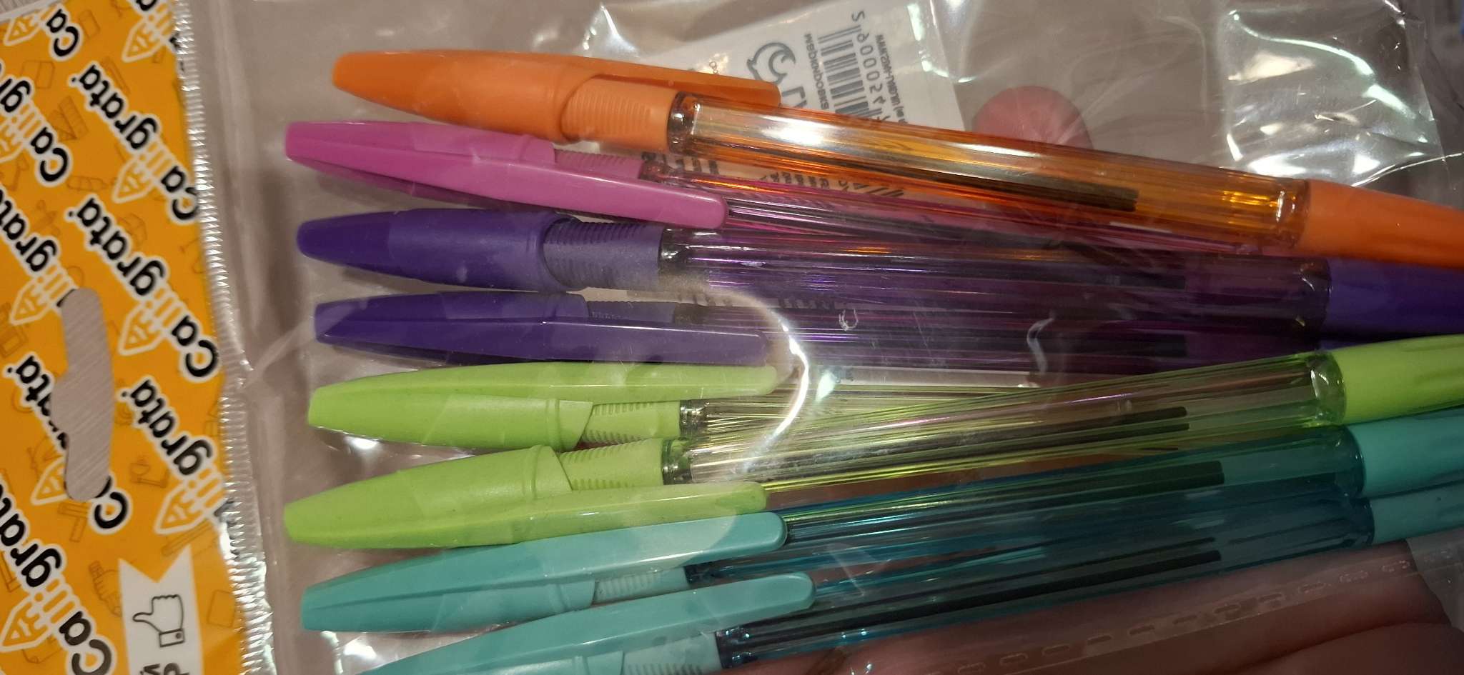 Фотография покупателя товара Ручка шариковая Calligrata, синий стержень, узел 0.5 мм, резиновый упор, МИКС - Фото 1