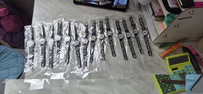 Фотография покупателя товара Часы наручные детские, кварцевые, d=2.8 см, длина 20.5 см - Фото 1