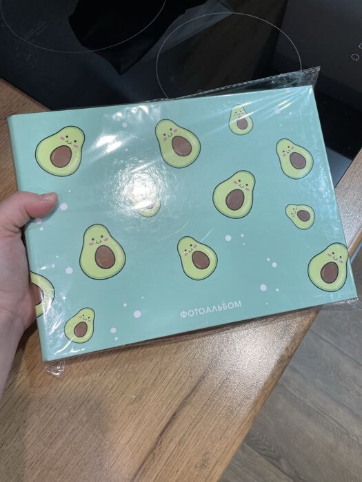 Фотография покупателя товара Фотоальбом на кольцах 25 листов Keep memories «Авокадо», с уголками, 27×19 см - Фото 1