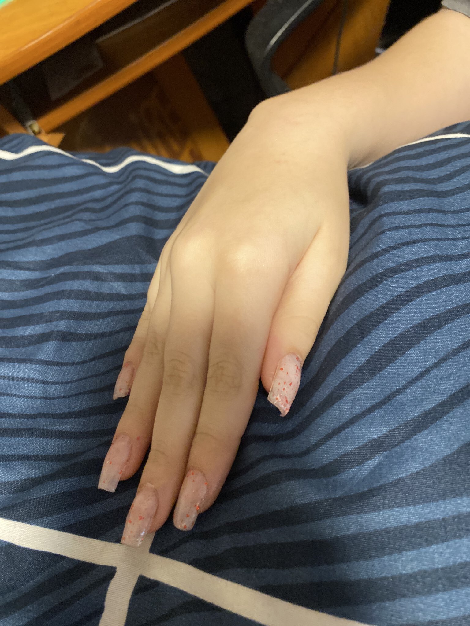 Фотография покупателя товара Гель лак для ногтей, молочный, с поталью, трехфазный, 8 мл, LED/UV, белый, золотистый (02) - Фото 1