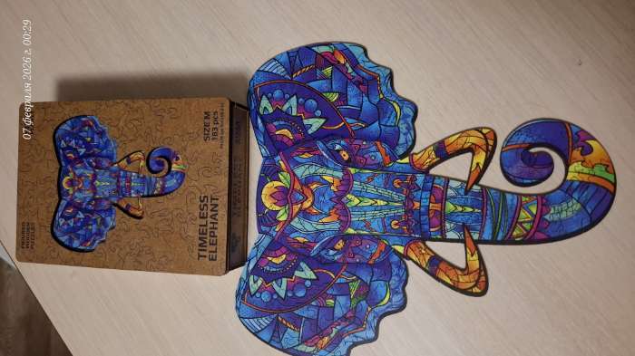 Фотография покупателя товара Пазл фигурный Spectral dragon, размер 16×29 см, 134 детали - Фото 2