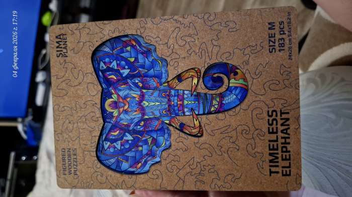 Фотография покупателя товара Пазл фигурный Spectral dragon, размер 16×29 см, 134 детали - Фото 4