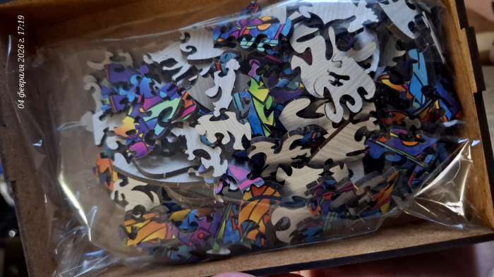 Фотография покупателя товара Пазл фигурный Spectral dragon, размер 16×29 см, 134 детали - Фото 5