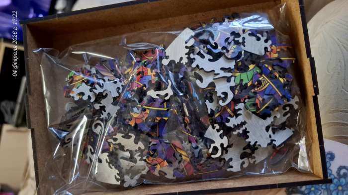 Фотография покупателя товара Пазл фигурный Spectral dragon, размер 16×29 см, 134 детали - Фото 1