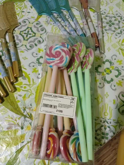 Фотография покупателя товара Ручка-прикол Calligrata «Леденец», чёрный стержень, гелевая, подарочная, МИКС - Фото 1