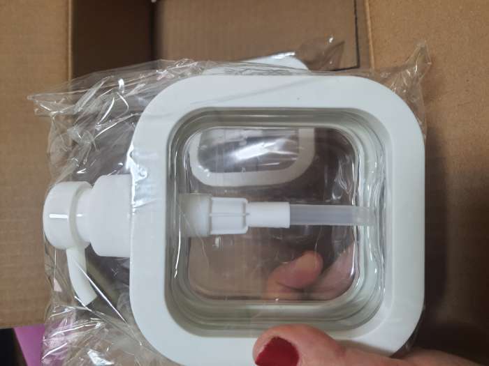 Фотография покупателя товара Дозатор для жидкого мыла, 300 мл, белый - Фото 1