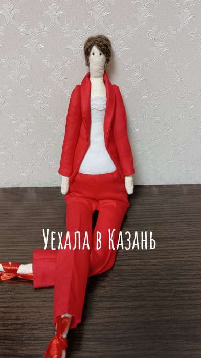 Фотография покупателя товара Свадебные куклы Mr&Mrs, набор для шитья, 18 × 22 × 3.6 см - Фото 2