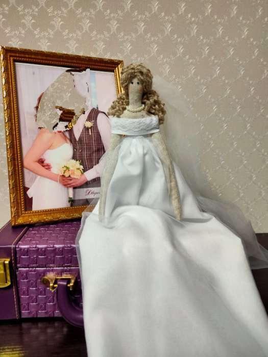 Фотография покупателя товара Свадебные куклы Mr&Mrs, набор для шитья, 18 × 22 × 3.6 см - Фото 1