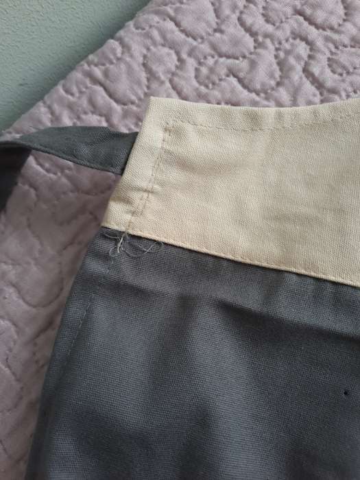 Фотография покупателя товара Фартук кухонный «Этель. Стиль», 75×65 см, 100% хлопок, бежевый/серый - Фото 1