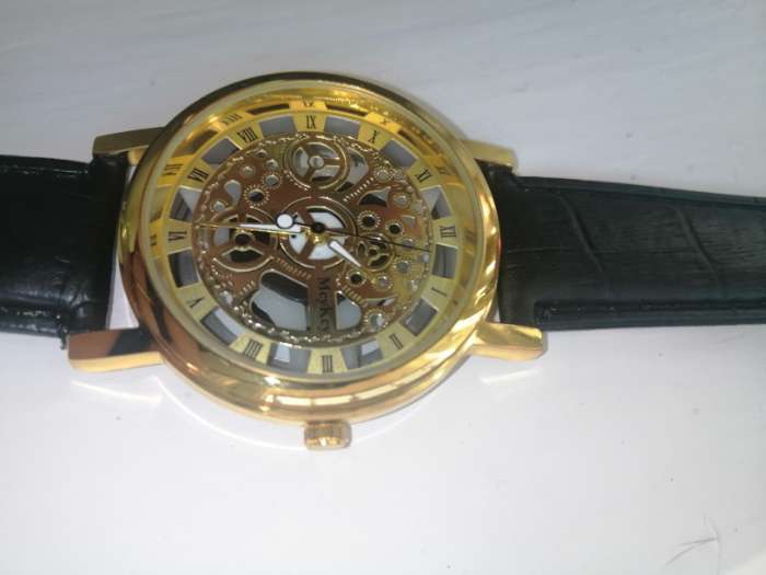 Фотография покупателя товара Часы мужские наручные кварцевые "Осборн", ремешок экокожа - Фото 5