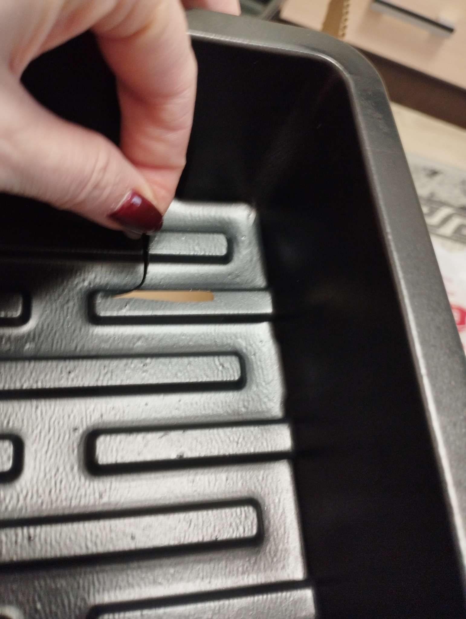 Фотография покупателя товара Поддон для рассады, 55×30×5.6 см, пластик, чёрный, дно МИКС, Greengo - Фото 44