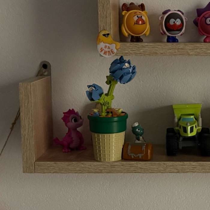 Фотография покупателя товара Конструктор Цветы MOYU «Сакура в горшочке», 77 деталей - Фото 1