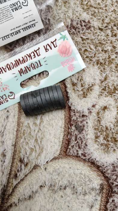 Фотография покупателя товара Магнит технический «Круг» набор 14 шт., размер 1 шт. — 1.5×1.5×0.3 см - Фото 2