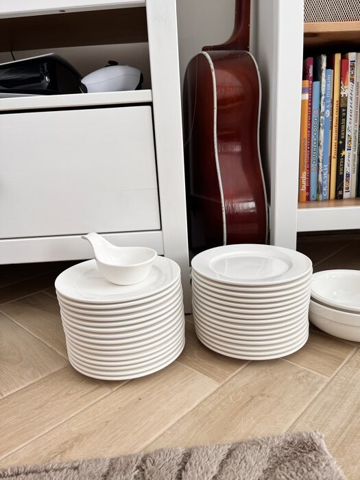 Фотография покупателя товара Тарелка Hanna Knövell, d=24 см, с бортом, фарфор, белая - Фото 2