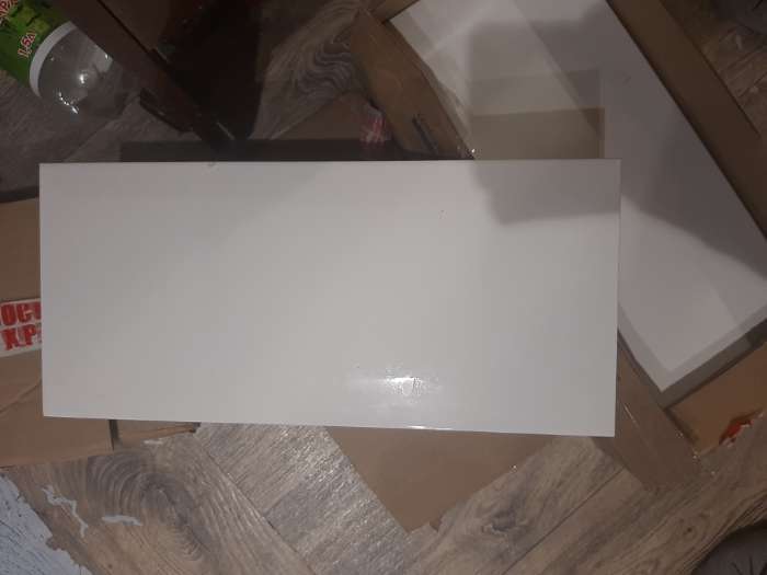 Фотография покупателя товара Плитка настенная Evolution белый рельеф 200x440 (в упаковке 1,05 кв.м) - Фото 1