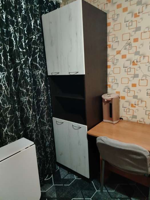 Фотография покупателя товара Пенал для кухни «Лоретта», 4 дверцы, 600×566×2140 мм, цвет венге/дуб грей - Фото 1