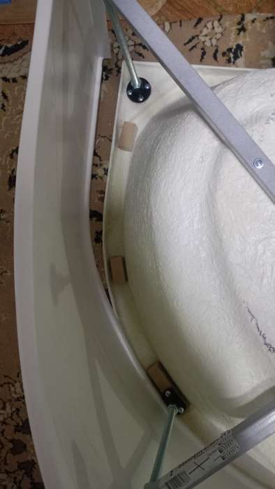 Фотография покупателя товара Душ.кабина DOMANI-Spa Delight 88 high, поддон 45 см, черные стенки, 80×80 см, тонированное - Фото 8