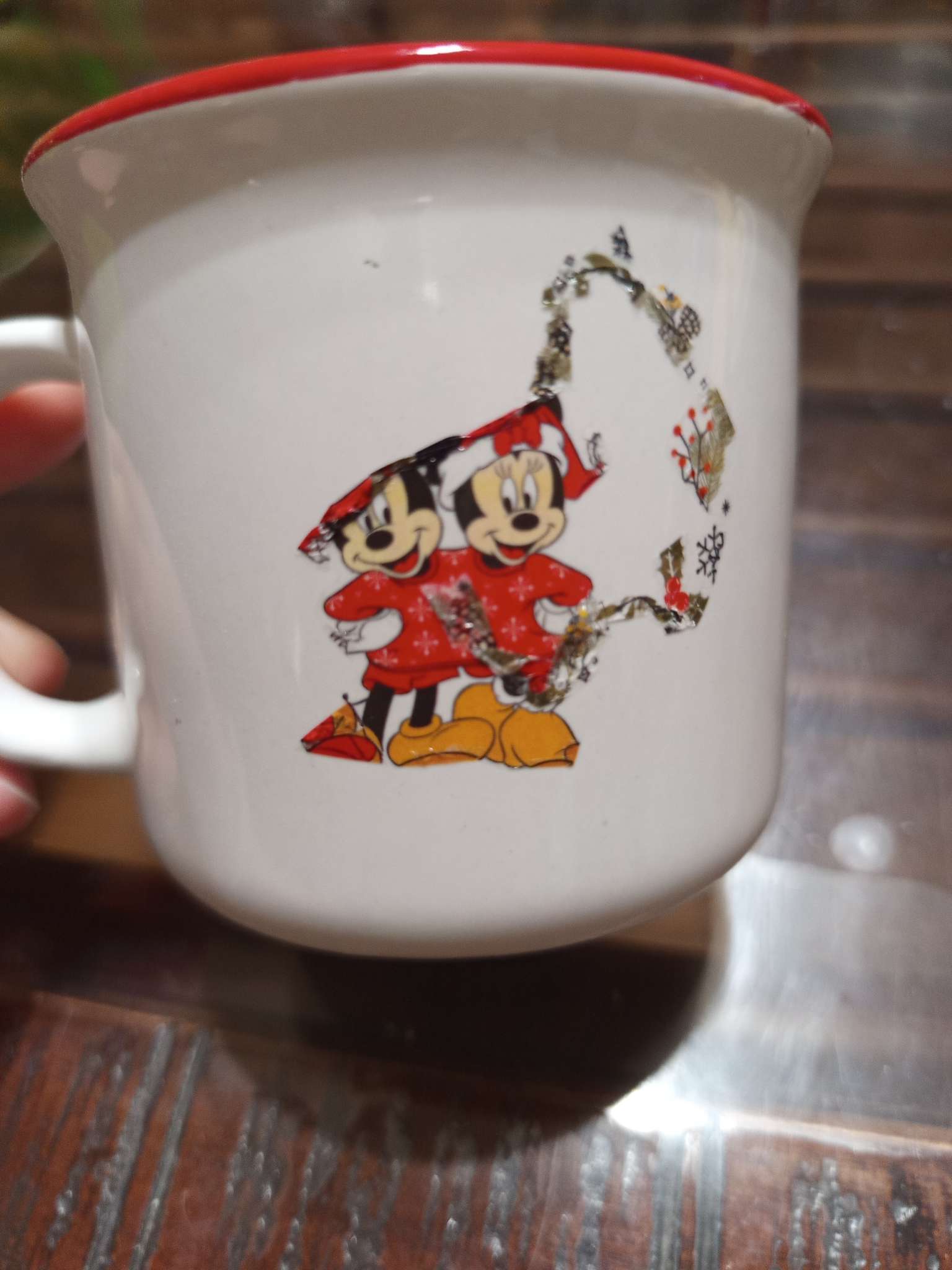 Фотография покупателя товара Кружка керамическая новогодняя «С новым годом!» Микки Маус и друзья, 250 мл - Фото 2