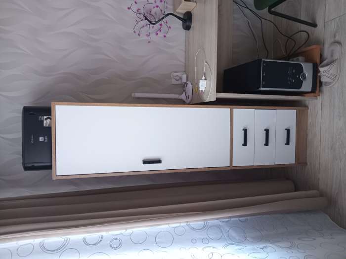 Фотография покупателя товара Шкаф – пенал «Клик Мебель», 3 ящика, 500×500×2100 мм, цвет белый - Фото 1