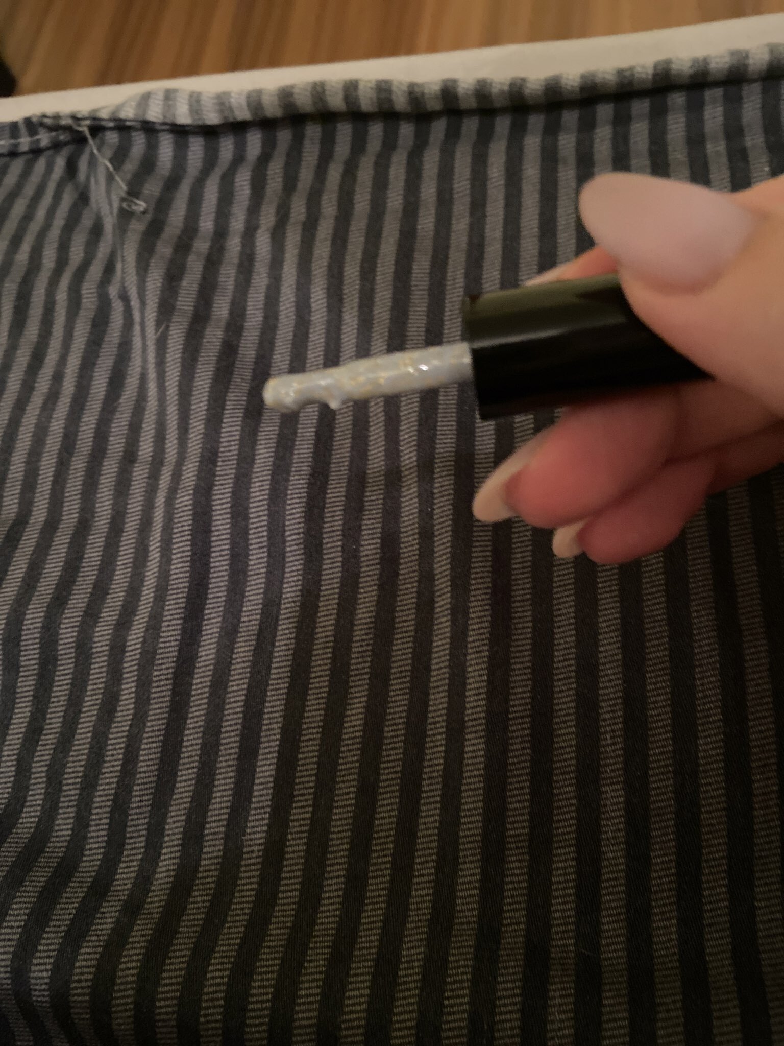 Фотография покупателя товара Гель лак для ногтей «GOLD POTAL», трехфазный, 8 мл, LED/UV, голубой, золотистый (060) - Фото 7