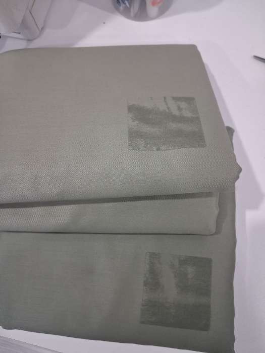 Фотография покупателя товара Пододеяльник 2-спальный «Этель», 175×220 см, сатин. оливковый - Фото 1