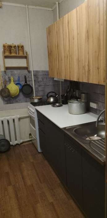 Фотография покупателя товара Кухонный гарнитур прямой «Венера», с столешницей, 2000 мм, цвет дуб вотан/графит софт - Фото 2