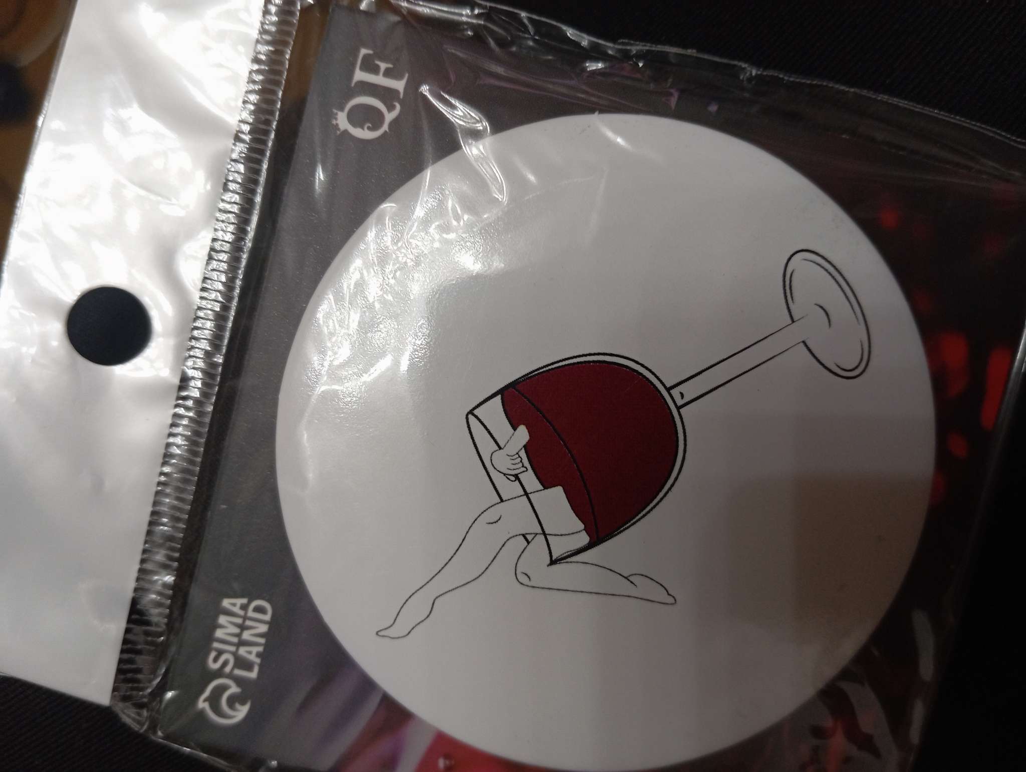 Фотография покупателя товара Зеркало карманное WINE NOT, d=7.5 см, рисунок МИКС - Фото 4