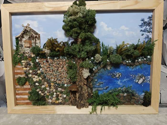 Фотография покупателя товара Планшет деревянный, 50×70×2 см, ДВП - Фото 2