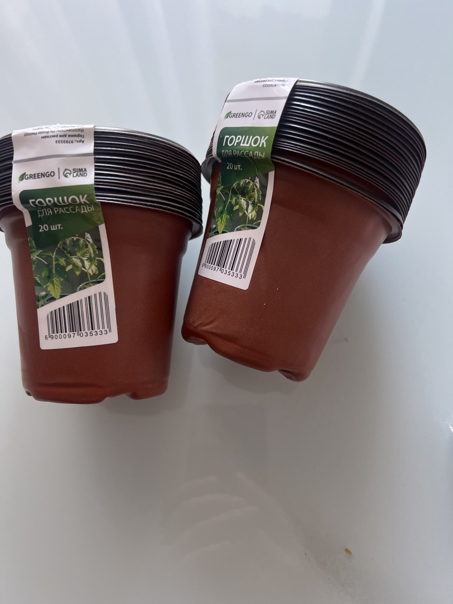 Фотография покупателя товара Горшок для рассады, 175 мл, d=8.5 см, h=7.5 см, мягкий пластик, терракот, Greengo - Фото 34