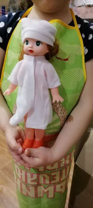 Фотография покупателя товара Кукла классическая «Катя» в платье, высота 33 см, МИКС