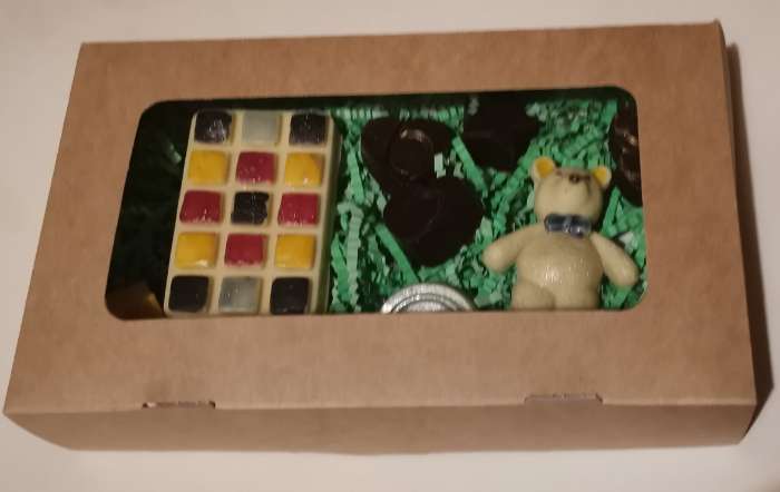 Фотография покупателя товара Форма для шоколада Доляна «Мини-десерт», силикон, 22×11см, 3 ячейки (5×7,5 см), цвет коричневый - Фото 2